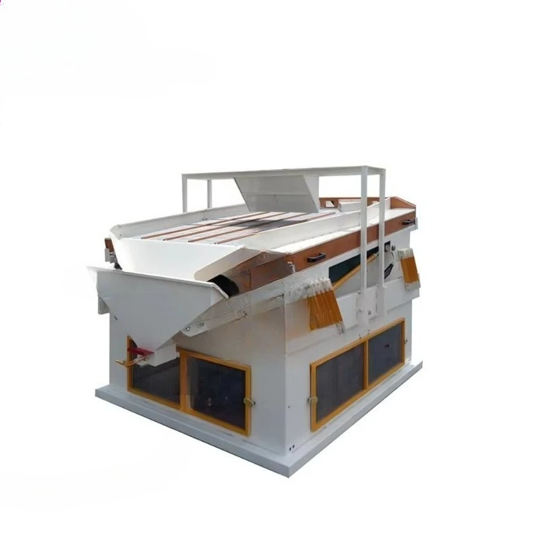 Gravity Stoner Stone Separator Destoner for Sesame Rice Paddy Coffee Bean Quinoa Wheat Maize Seeds-High Yield 5t/h Motorized