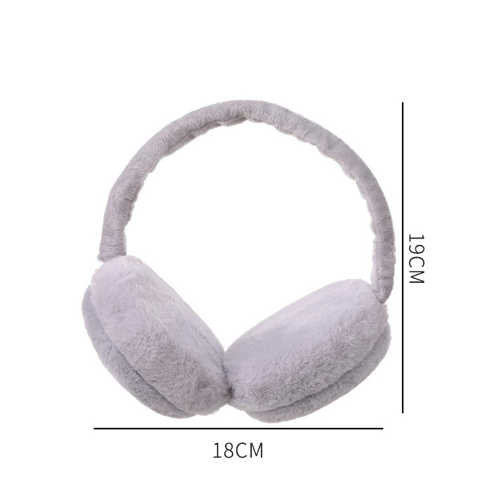 Foldable Outdoor Ear Warmers Winter Outdoor Earmuffs Adjustable Ear Covers for Outdoor Skiing Hiking