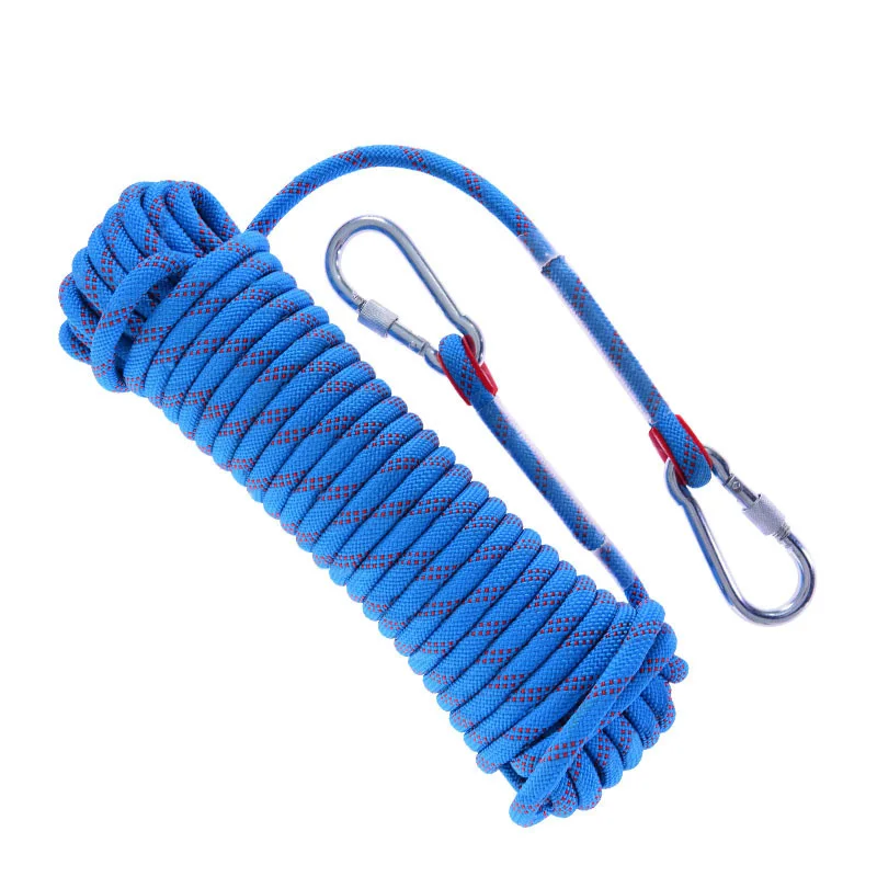 

Полиэстеровый плетеный канат толщиной 10 мм, длиной 20 м, прочный и долговечный, с крюками, многофункциональный, для арбористики и активного отдыха на природе