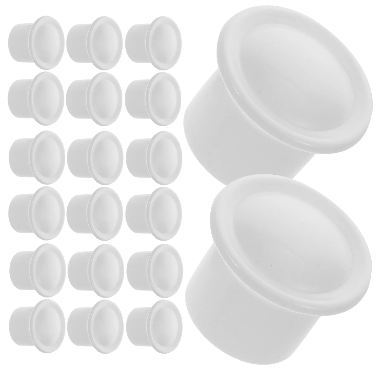 95 Pcs Curtain Rod Seal Rods Pole End Plug Caps Accessories Decorative Ends Finials Stop