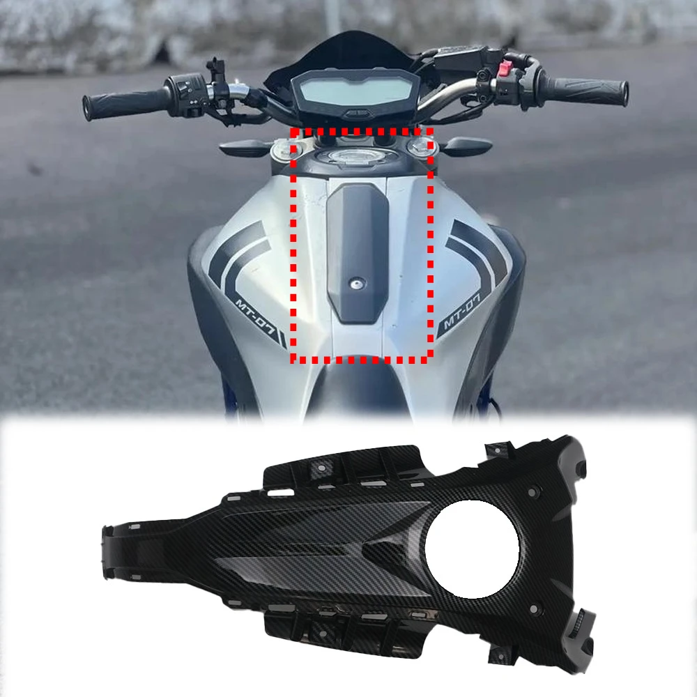 

Обтекатель топливного бака для Yamaha MT07 FZ07 MT-07 FZ-07 MT FZ 07 2018 2019 2020, кузов мотоцикла, крышка бензобака, панель, аксессуары для капота бензина