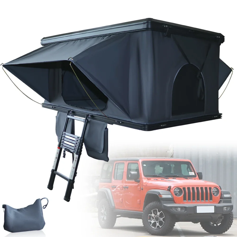 

3-4 person 4x4 Camping Rooftop Tent Aluminum Hard Shell Car Rooftop Tent Clamshell Aluminum Shell Roof Top Tents for Vehicles