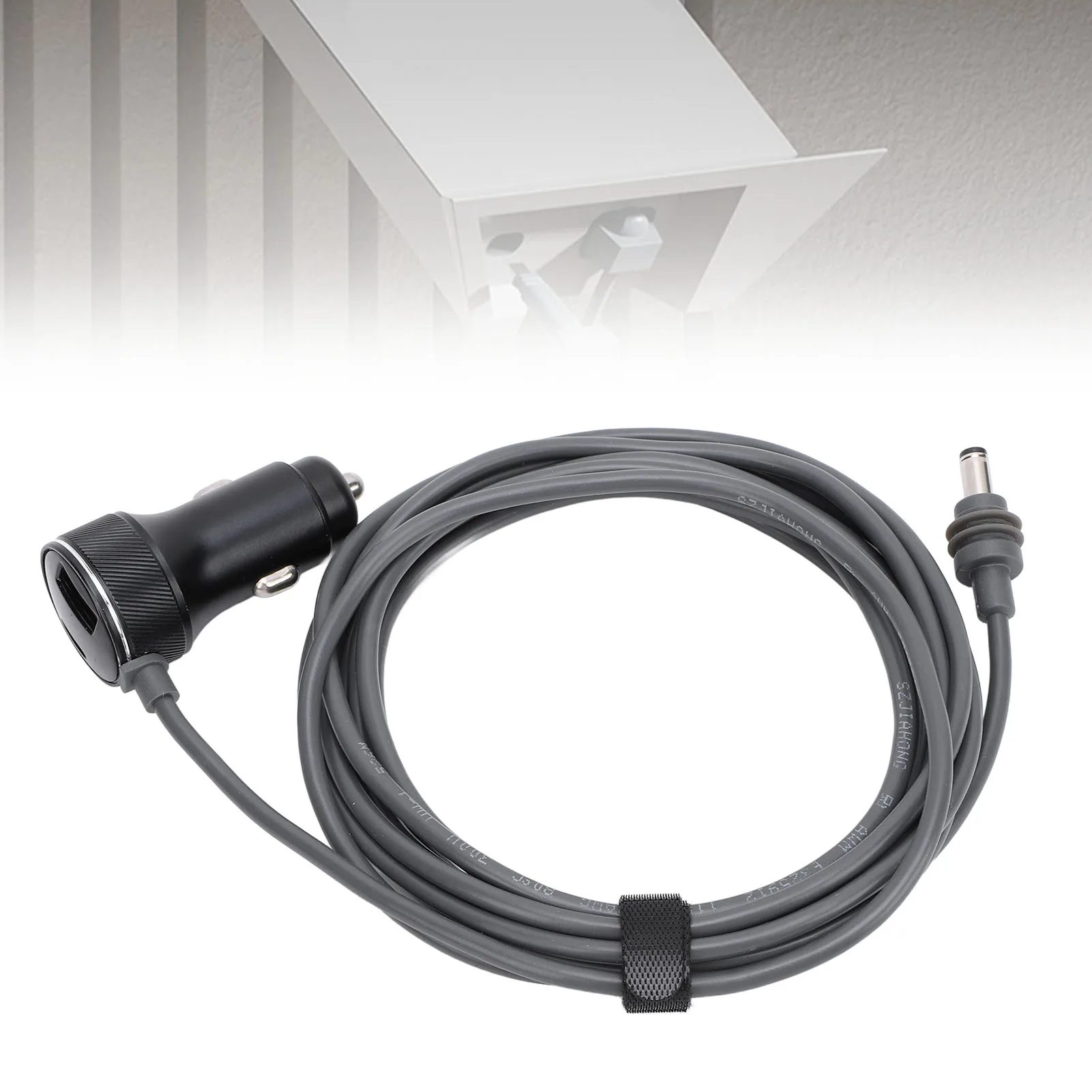 Car  Cable  Car Power Cable Plug and Play Rubber Stable  to Cigarette Lighter Car Power Supply Cord for Satellite