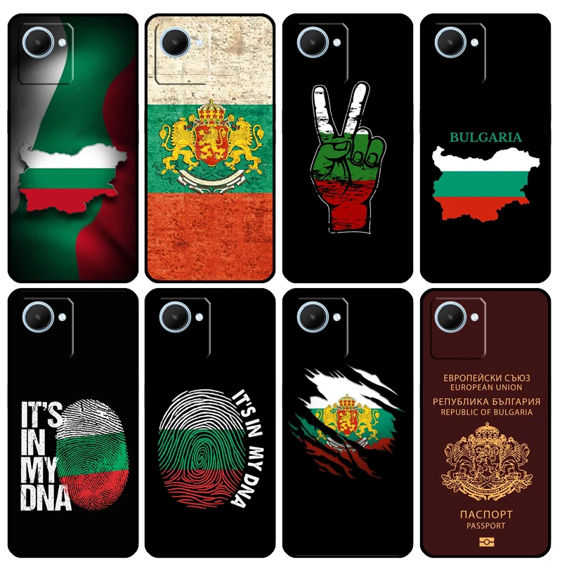 Bulgaria National Flag For Realme 9 10 11 Pro Plus GT Neo 5 3 3T C11 C15 C25s C21Y C30 C31 C33 C35 C53 C55 Case