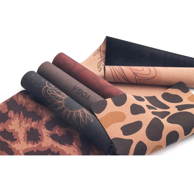 YTYIN OEM Design Your Own Cork Rubber Foldable Yoga Mat