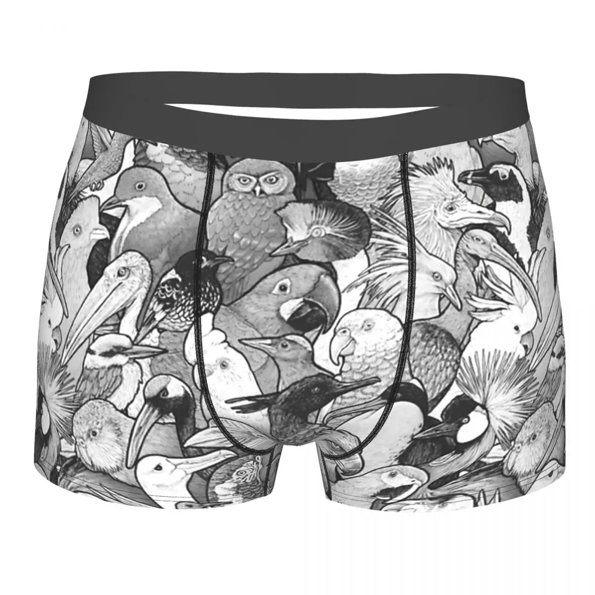 

Endangered Bird Species Underpants Breathbale Panties Male Underwear Print Shorts Boxer Briefs