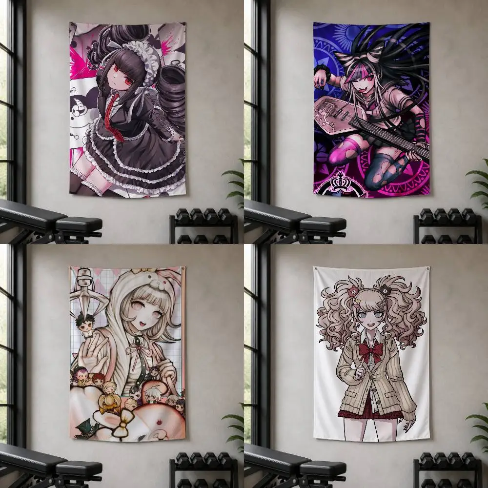 D-Danganronpa  Decorative Wall Flag Banner for Home Garden Garage Indoor Outdoor Decor
