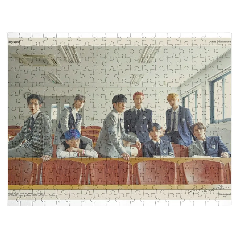 

ATEEZ ZERO : FEVER EPILOGUE (Turbulence) Jigsaw Puzzle Puzzle For Children Wooden Name Puzzle