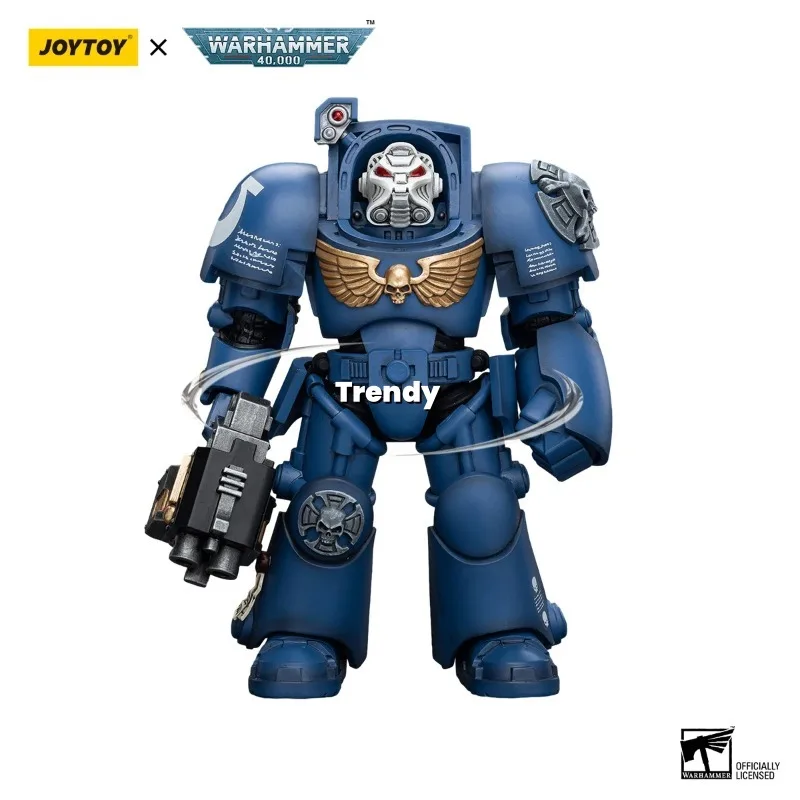 【En stock】JOYTOY Hammer 40K 1/18 Figuras de acción, clase Young Terminator, colección de regalos de modelo militar de dibujos animados de 3 piezas