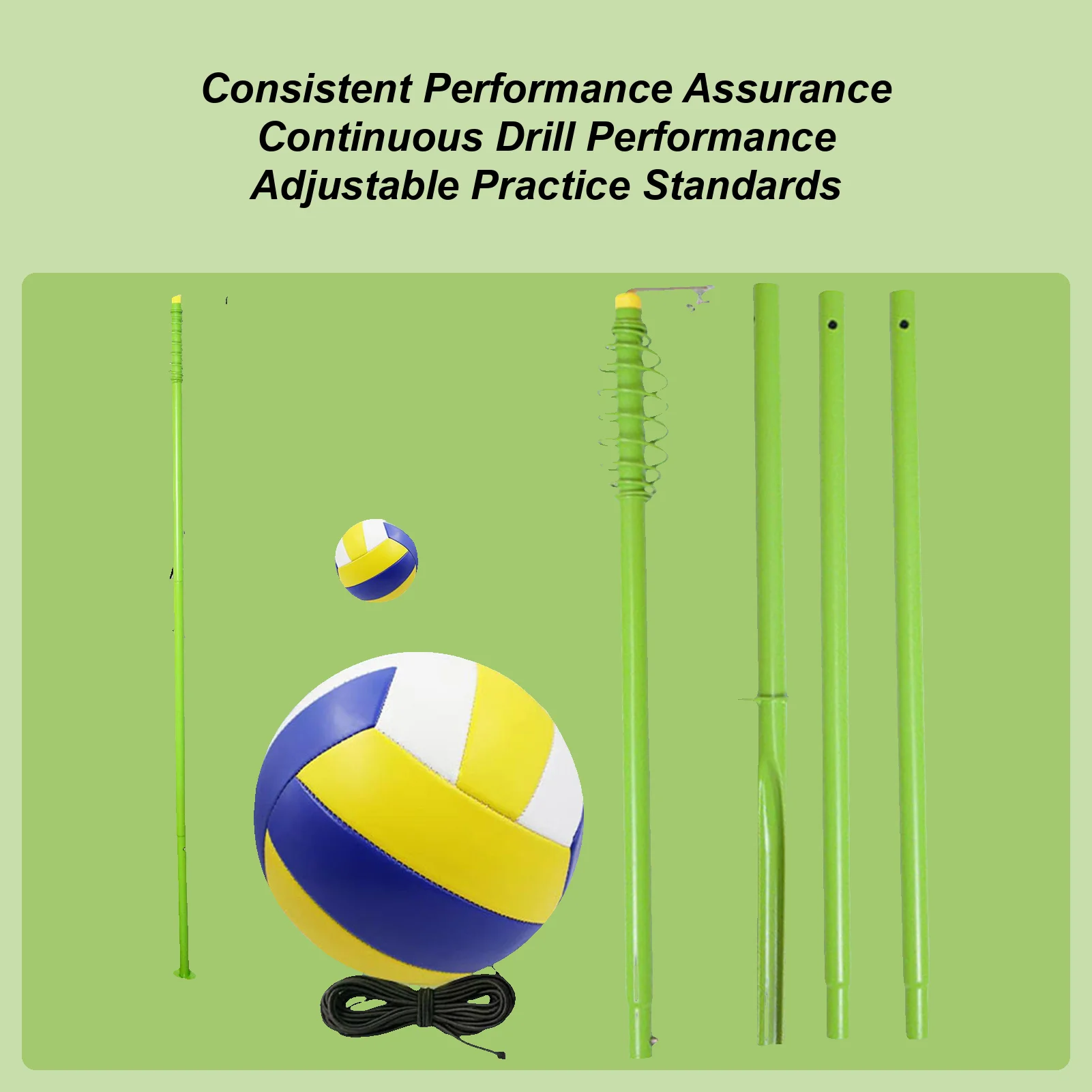 

Volleyball Training Equipment Volleyball Serving Setting Spiking Practice Aid Portable Sports Training Practice Gear for Teens