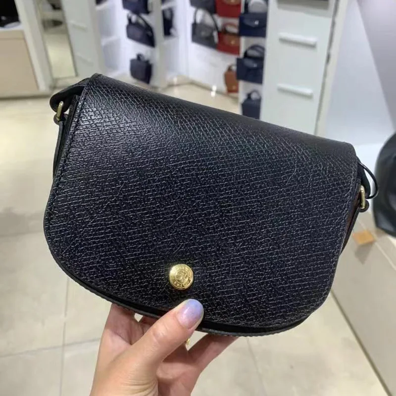 Mini Crossbody Tas 2024 Nieuwe Stijl Franse Paard Zadeltas Enkele Schouder Schuin Vrijetijds Dames Mode Tas Logo