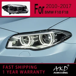 Car Lights for BMW F10 F18 5 series LED Headlight 2010-2017 525I 530I Head Lamp Drl Projector Lens Automotive Accessories