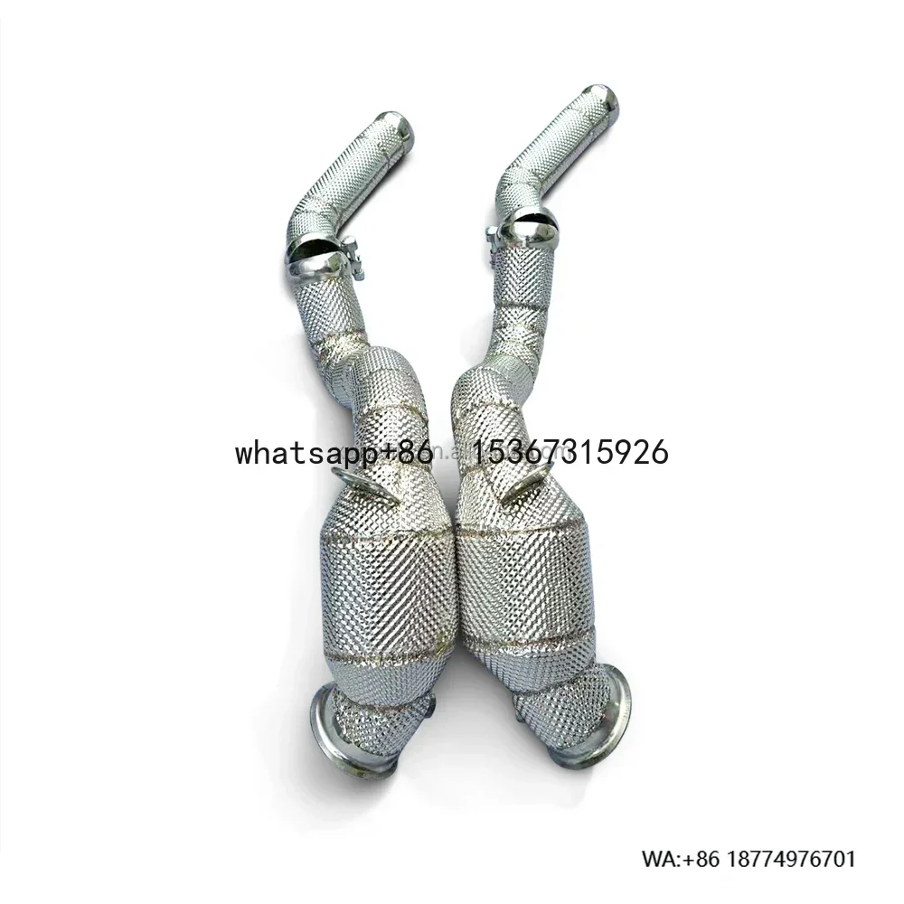 

Bajantes de escape personalizados para Mercedes-benz C63 C63S AMG W205 4.0T 2015-2020 bajante recto deportivo