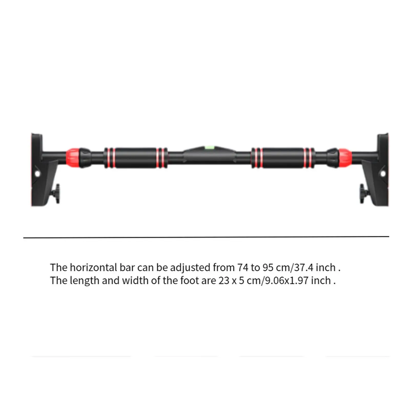 Pull up Bar Adjustable Upper Body Workout Bar Equipment Chin up Bar Door Horizontal Bar for Fitness Back Exercise Gym Workout