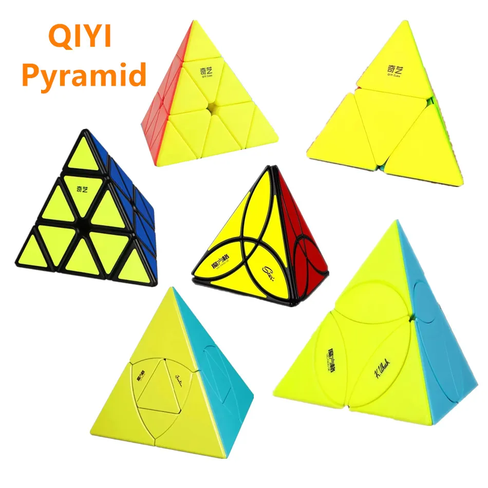 

Куб-пирамида QiYi QiMing Pyramid 2X2 3x3 Magic Cube QiMing S2 QIYI Professional Cubo Magico Kid Toys Speed Cube Puzzle Toy