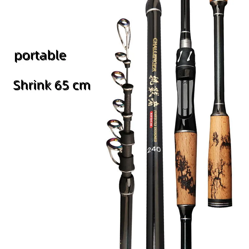 

Telescopic Lua Rod Portable Fishing Rod Carbon Far Throwing Sea Rod Fishing Rod