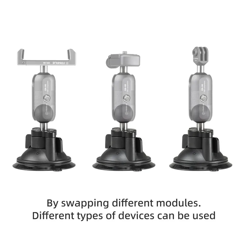 Mobile Phone Holder Car Mount GPS Twist-Lock Composite Suction Cup Base with Ball Vehicle Windshields for RAM Mounts