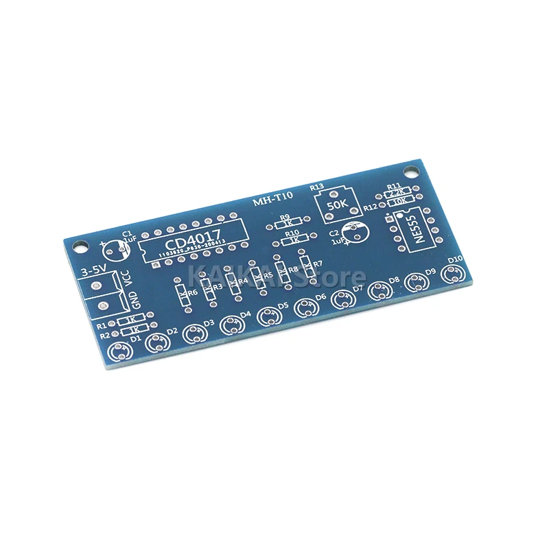 NE555 CD4017 Running LED Flow Light Electronic Production Suite Control Board Module Capacitor Oscillator Clock Siganal DIY Kit