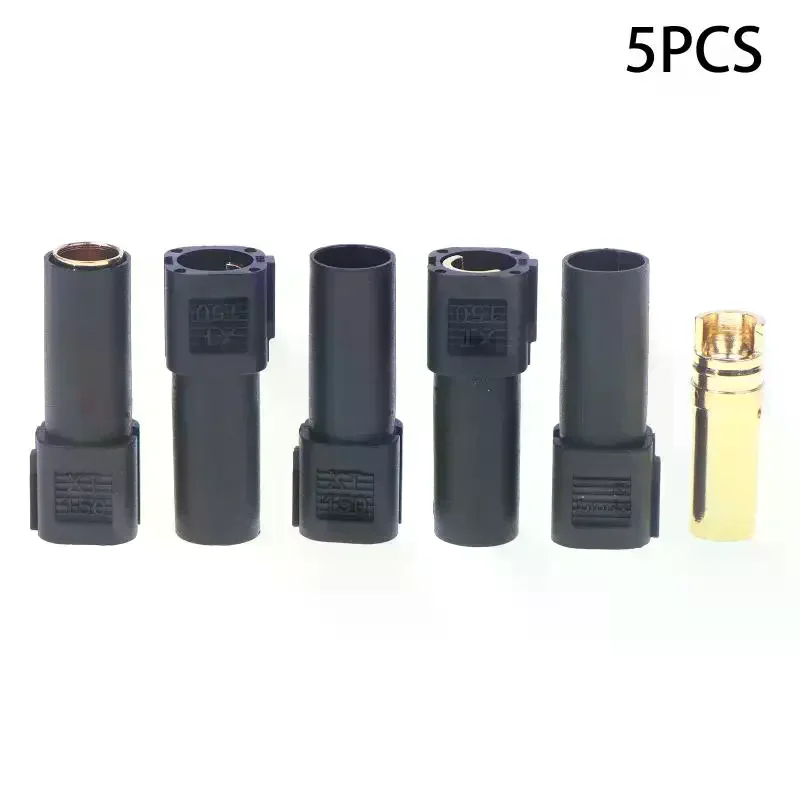 5PCS Amass XT150 6mm Bullet Connector Adapter Plug Set Male Female 130 High Rated Amps For RC LiPo Battery