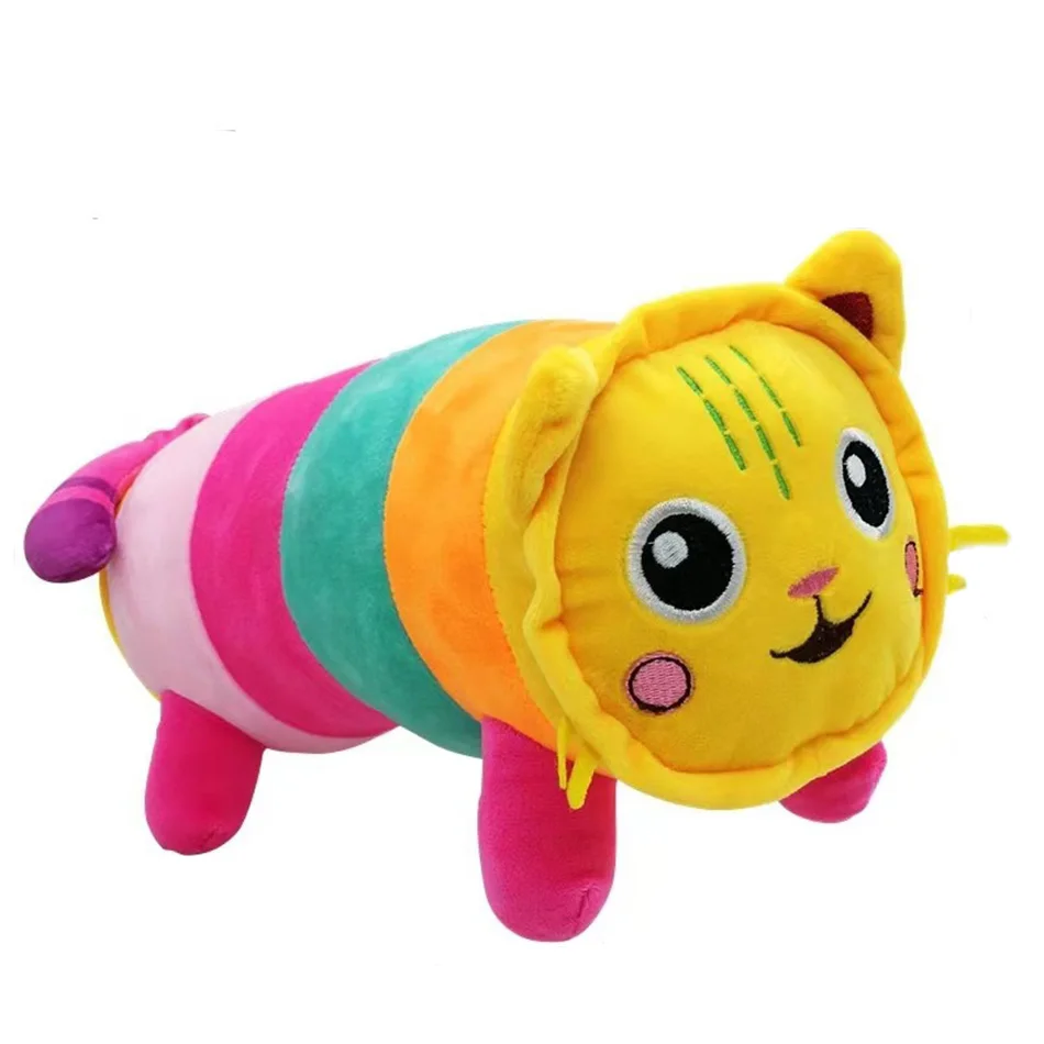 8pcs New Gabby Dollhouse Plush Toy Mercat Cartoon Stuffed Animals Smiling Cat Car Cat Hug Gaby Girl Dolls Kids Birthday Gifts