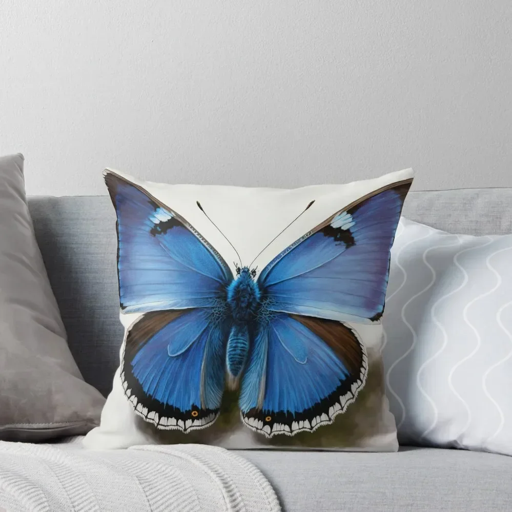 

Blue Butterfly Throw Pillow Decorative Cushions Pillowcases For Pillows pillow