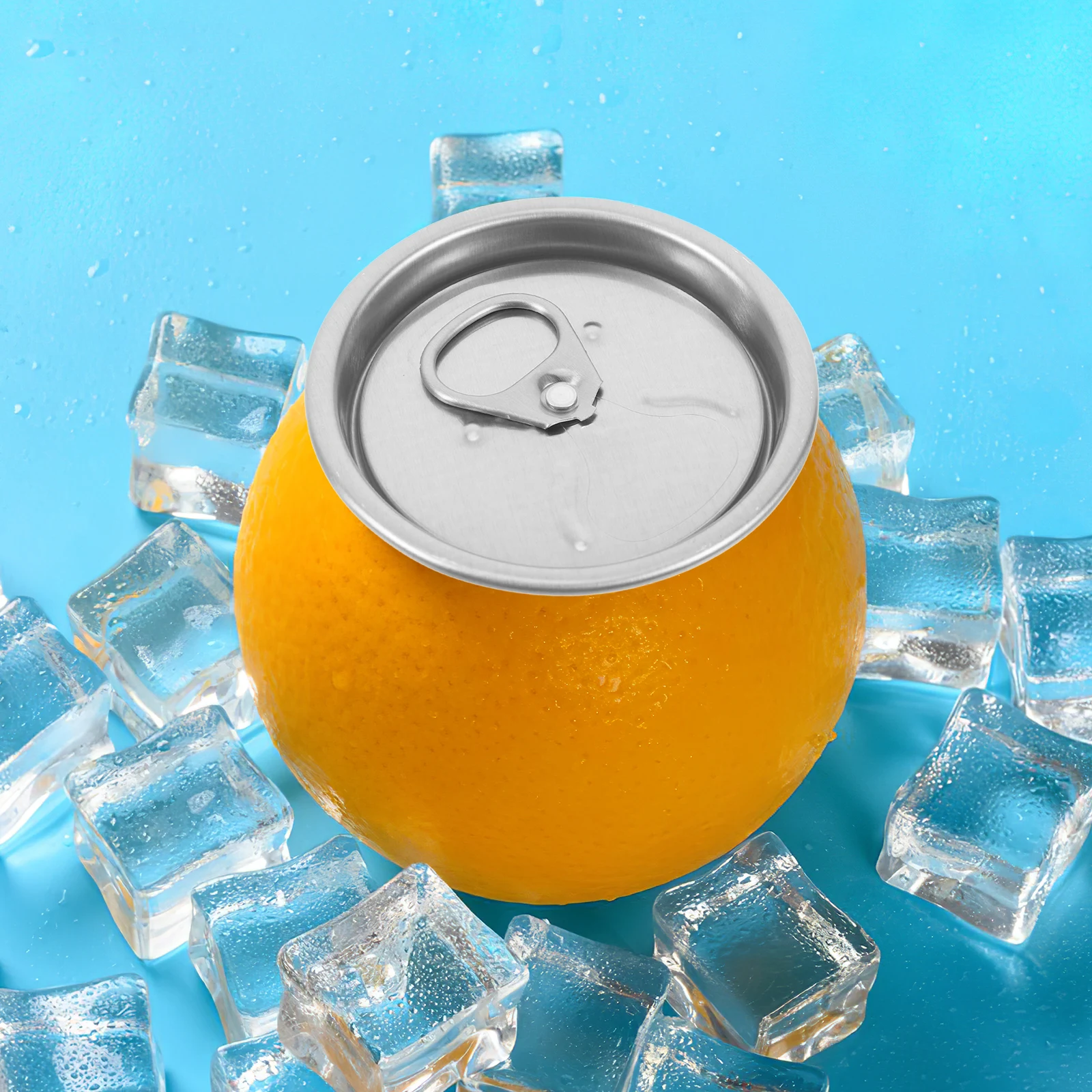 

10 Pcs Aluminum Can Lids Easy-pull Covers for Fizzy Drinks Protector Caps Soda Sealing