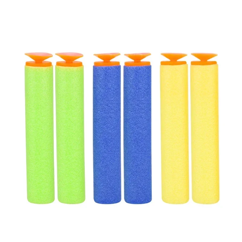 Y100pcs EVA Soft Bullet Boy pistola de juguete espuma Universal Sucker balas al aire libre niños Nerf Gun Accesorios