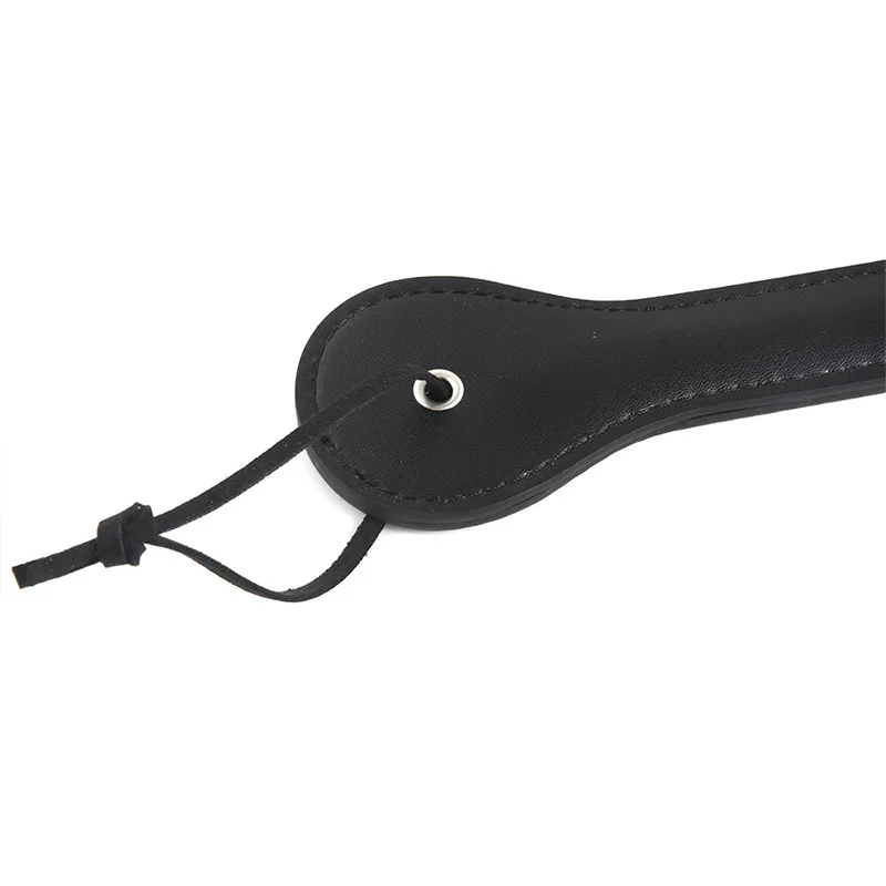 Sexy Paddle Red "XOXO" Split 2part Leather Hollow out Flirting BDSM Toys Whip Flogger Slave Adults products for Lovers view 4