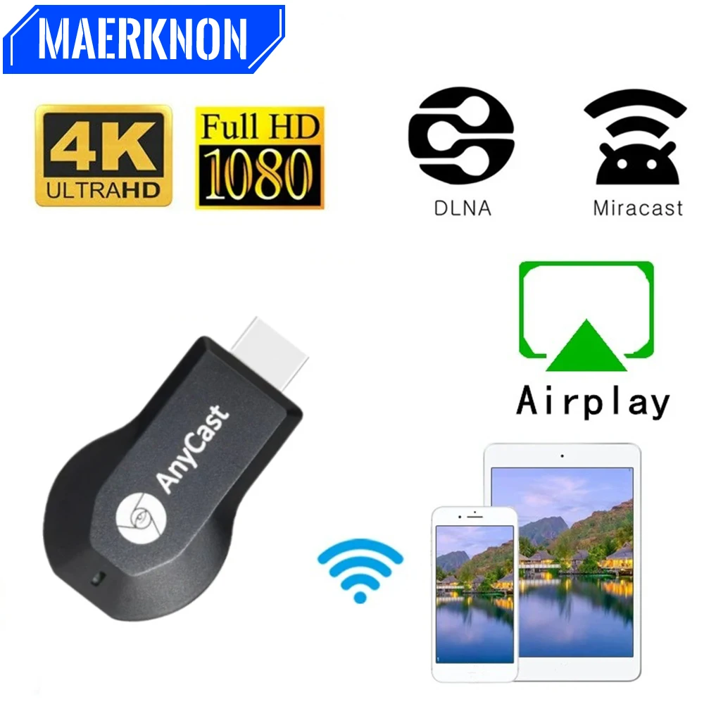 Anycast M2 TV Stick Wifi Display Receiver Dongle for ios andriod HDMI-Compatible Full HD 1080P Miracast DLNA Airplay