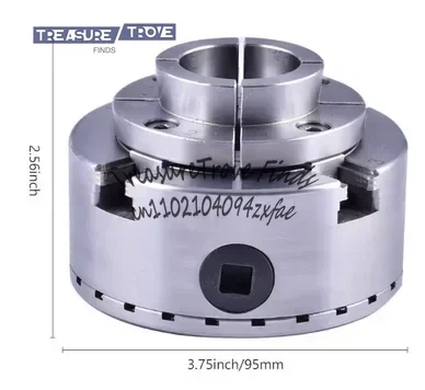 

KP96 4-Jaw Self-Centering Chuck For Wood Lathe High Precision Woodworking Chuck 4 Inch 100MM Thread M33*3.5 Clamping 8-60MM