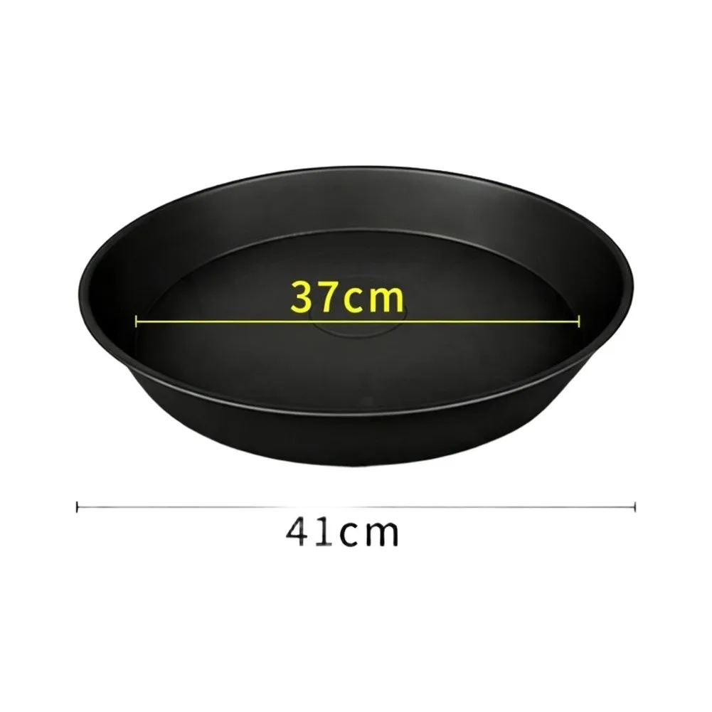 Plant Saucer Set 2 Pack for Indoor Outdoor Flower Pots Drainage Tray Water Catcher PE Material 41 Outer Diameter