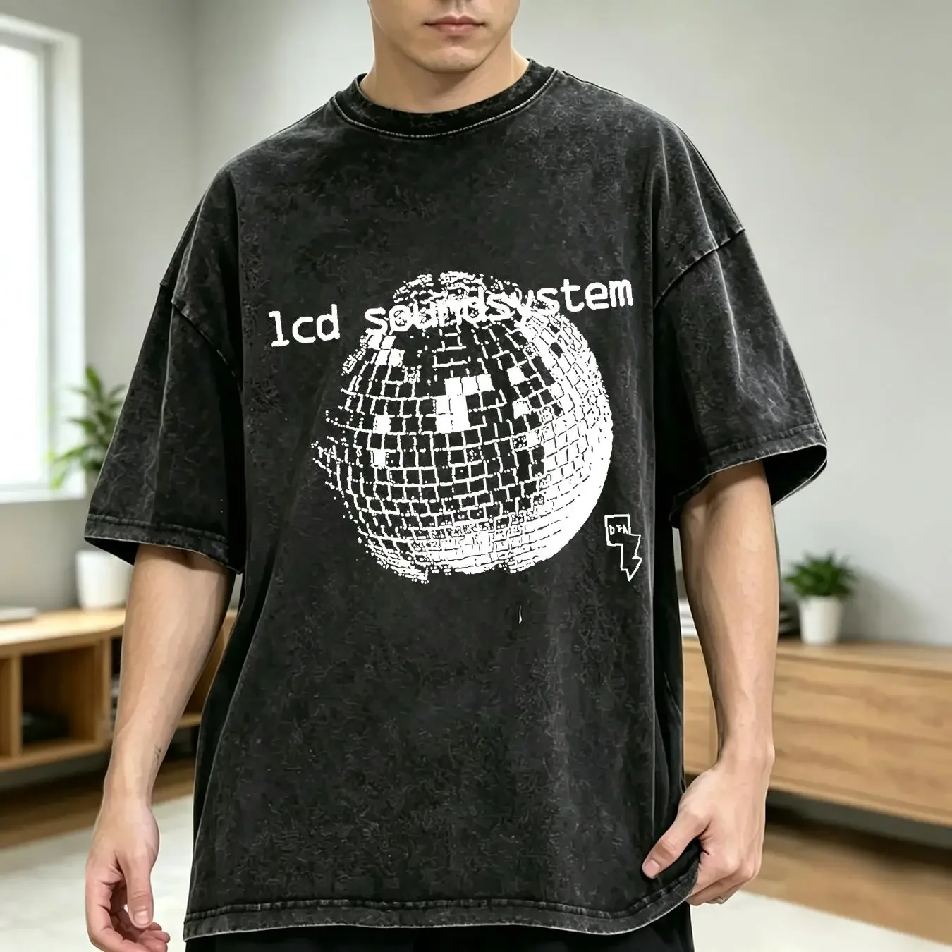 washed T Shirt Rare LCD SOUNDSYSTEM Band For Fan S to 5XL long or short sleeves vintage Washed Stylish Casual Unisex homme