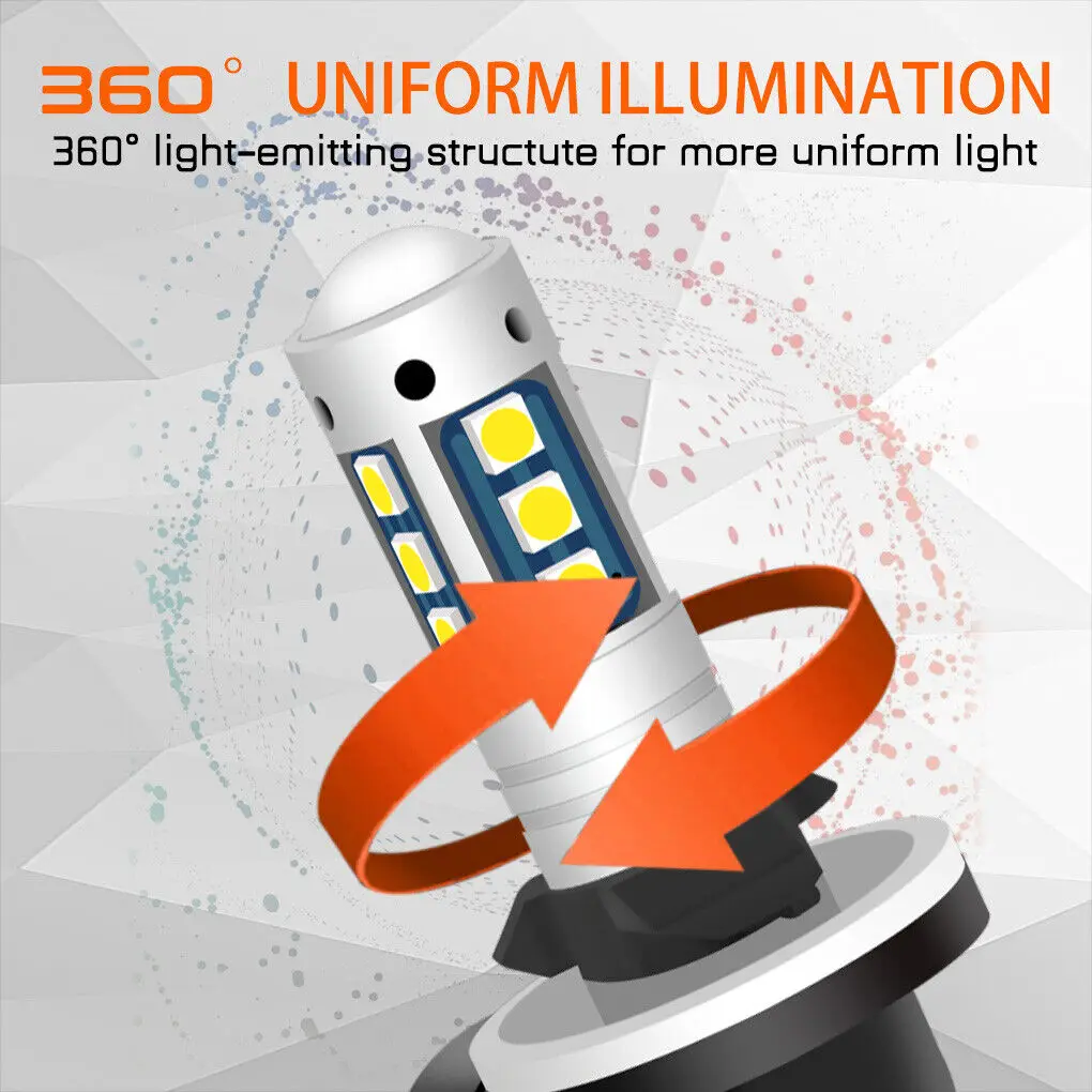 Winetis 3X 270W 881 Super Bright 6000K White LED Headlight Bulbs For Polaris Sportsman 500 550 570 600 700 800 XP