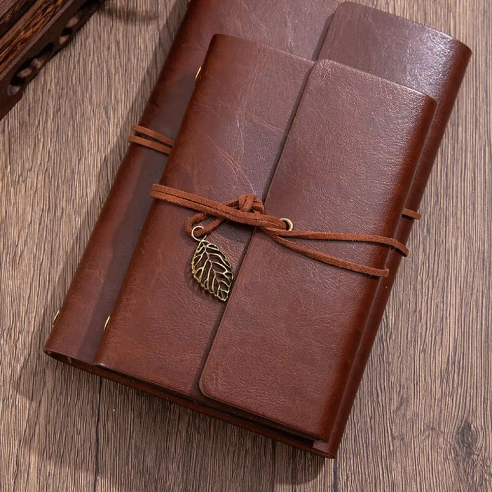 Compact A6 A7 Notebook Soft Leather Loose Leaf Journal With Elastic Strap Planner Diary For Daily Planning And Notes