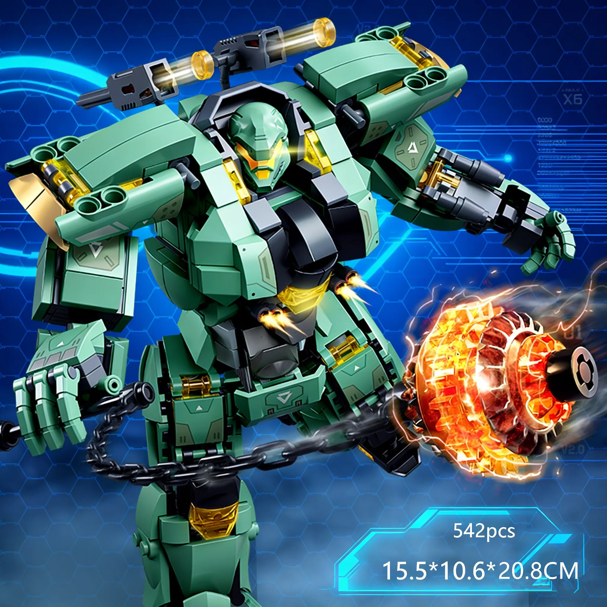 New City War Super Armor Robot Building Blocks Military Mecha Warrior Movie Figures Weapon Bricks Boys Toy For Children Gift Set