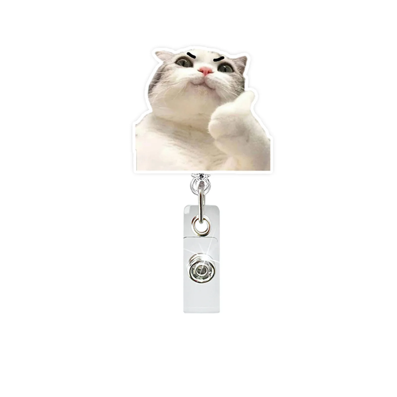 Alligator Clip Id Holder Versatile Badge Holder Retractable Name Tag Charming Doctor Nurse Badge Holder For Teacher Schools