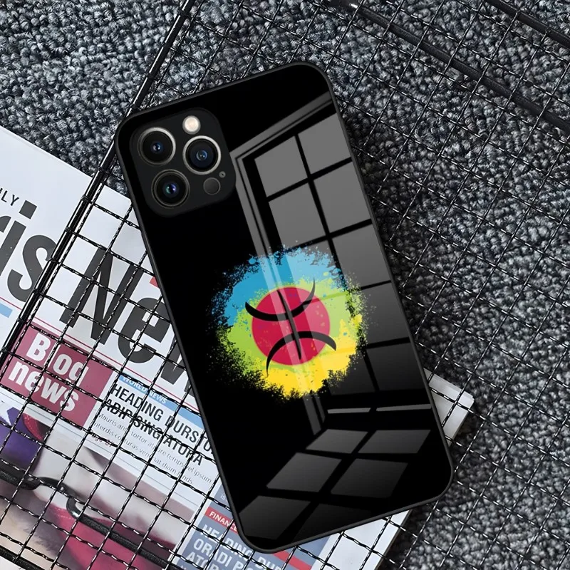 Amazigh Berber Flag Phone Case For IPhone 15 Pro 14 13 12 11 Mini X XS XR Max 6 8 Plus SE 2020 Glass Design Cove