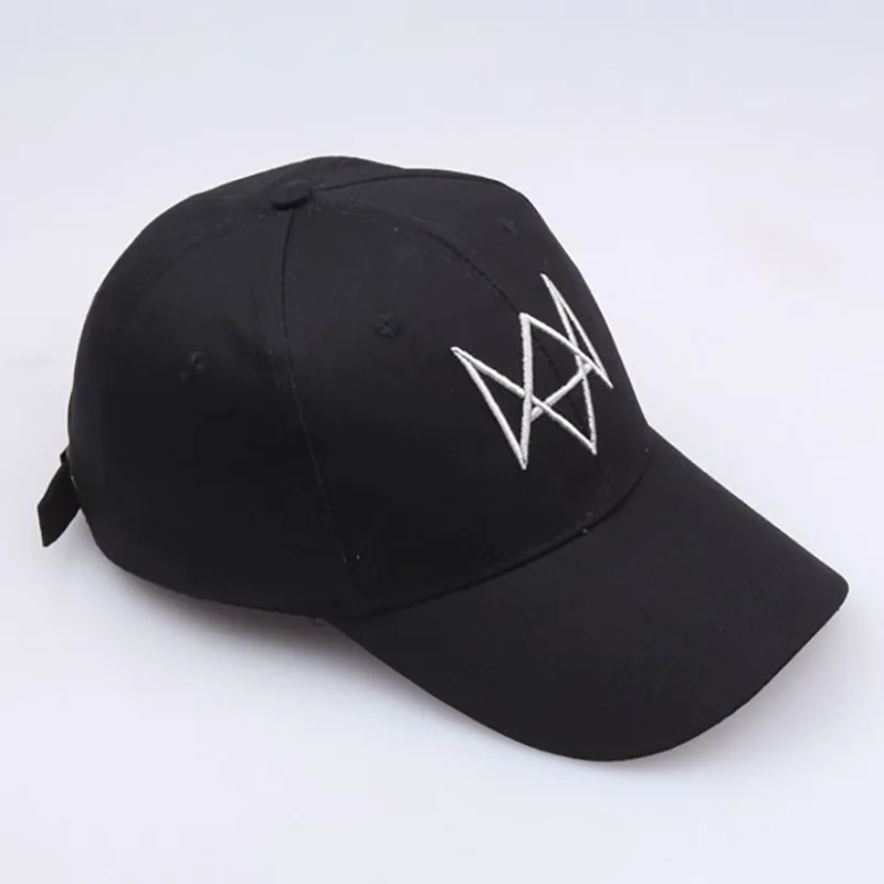 Jogo Watch Dogs Boné de Beisebol 3D Osso Tampas Ajustáveis Para Homens Mulheres Cosplay Chapéu Prop Primavera Verão Chapéus gorras