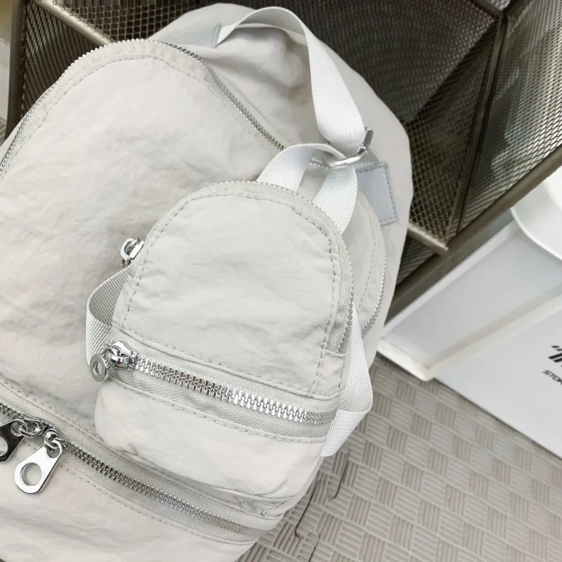 Mini Backpack For Women Small Cute Rucksack Trendy Crossbody Bag With Keychain Headphone Case