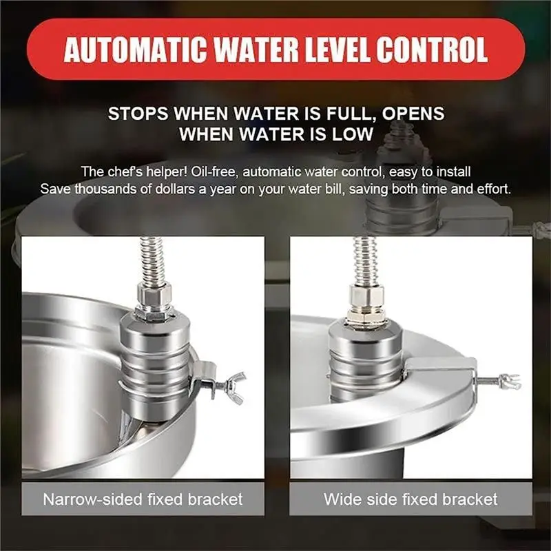 

AT16 304 Stainless Steel Fully Automatic Water Level Control Float Valve, , Automatic Water Level Controller