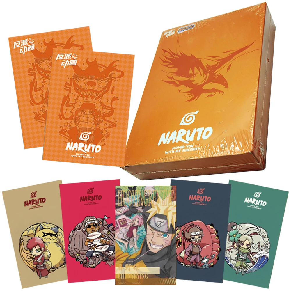 

Naruto Exquisite Craft Character Card Japanese Hot Blooded Battle Anime Limited Edition Color Paper Card Child's Christmas Gift