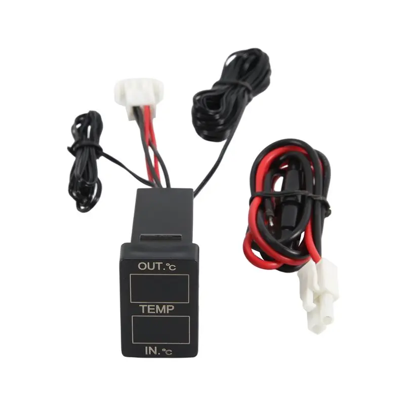 Multi-Purpose Car Interior And Exterior Black Temperature Display Sensor For Toyota Camry Corolla Yaris RAV4 33X22.5Mm