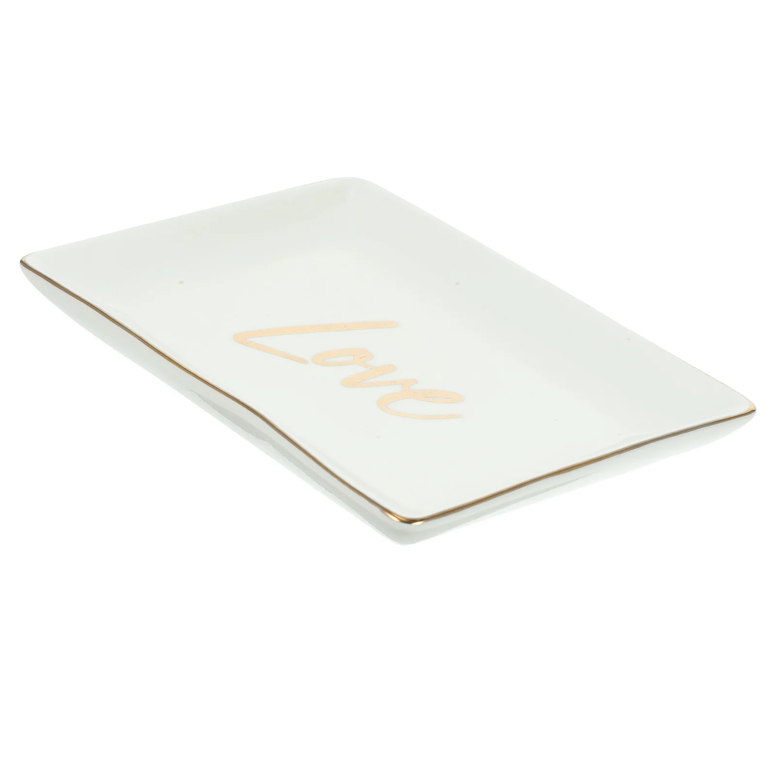 

Ceramic Jewelry Storage Tray Elegant Decorative Vanity Ring Dish Perfume Organizer for Rings Earrings Bracelets