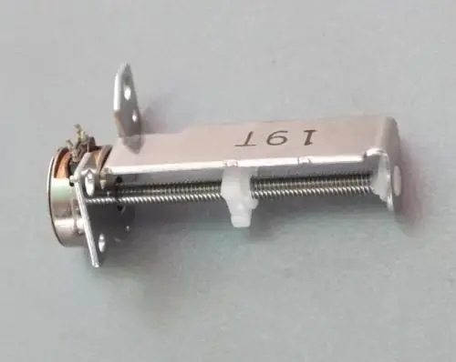 2pcs 3-5V micro deslizamento do motor de passo com haste de parafuso