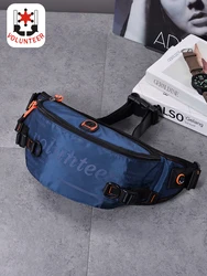 Volunteer Waist Packs for Men 2023 New All-match Light Weight Travel Fashion Camping Oxford Outdoor Phone Chest Bags 1518-52A