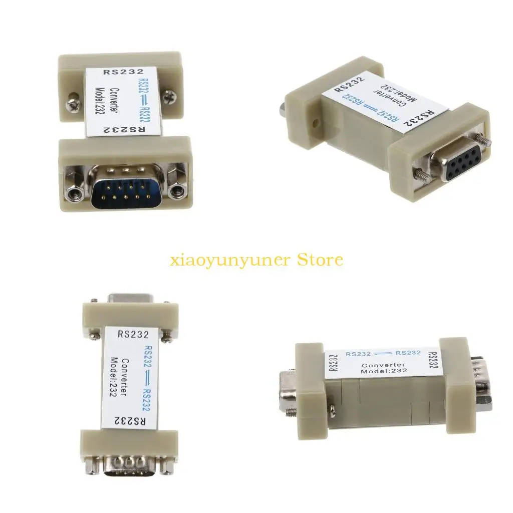 

P9JB DTECH RS232 to RS232 Serial Adapter RS232 Female to RS232 Female Converter Compatible Standard 9 Pin RS-232 Devices