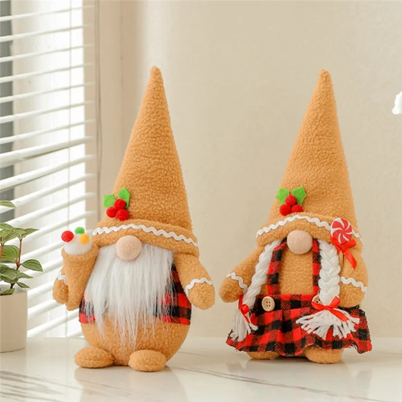 Decorações de baag-christmas, feliz natal boneca sem rosto pelúcia E-Lf ornamentos pingente casa ano novo decorações de natal um fácil t