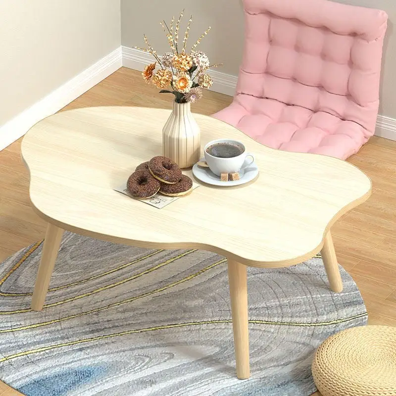 

Small Modern Side Table Aesthetic Wood Coffee Table Nordic Minimalist Creative Living Room Meubles De Salon Lounge Furniture