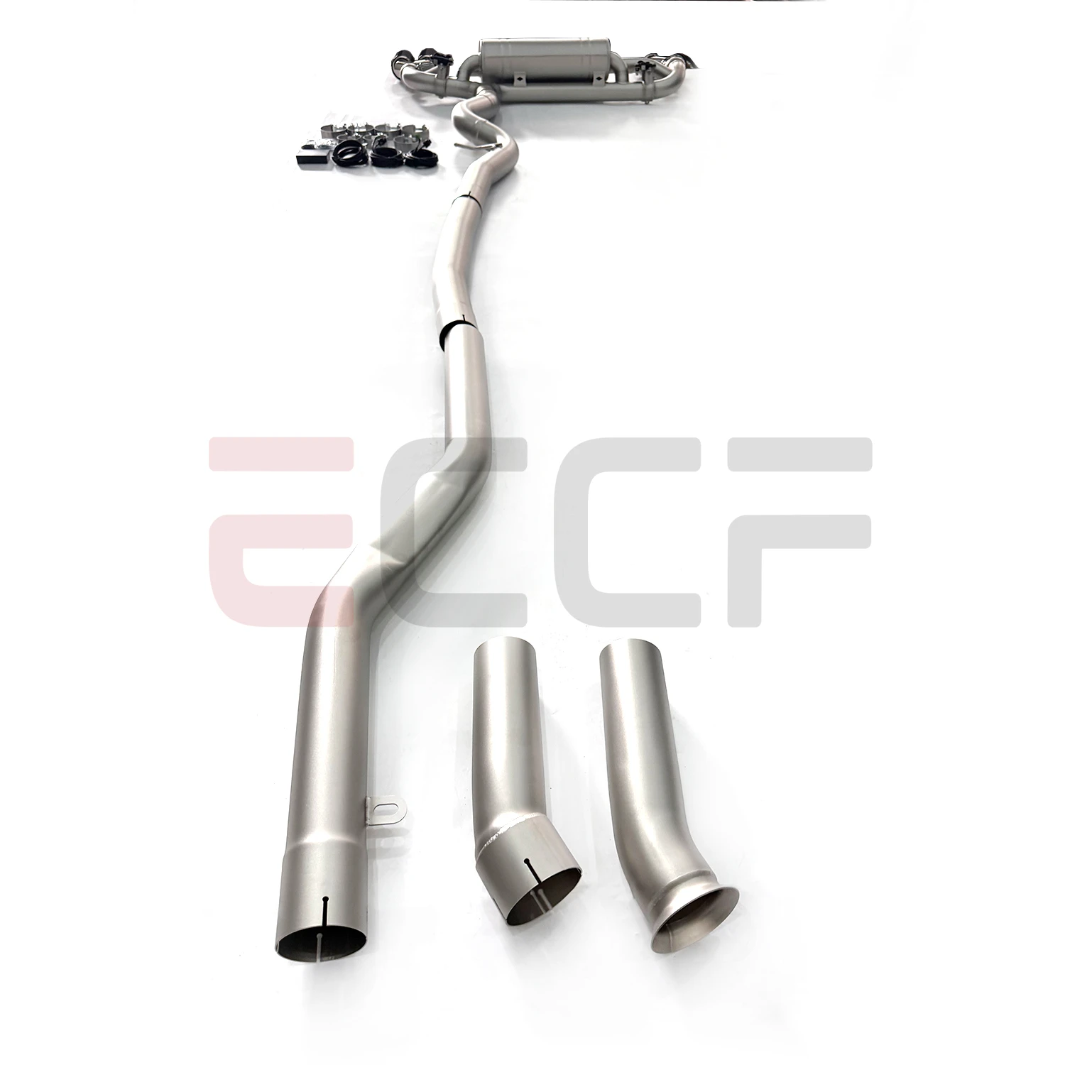ECCF FOR BMW 3 4 Series G20 G21 G2X T304 Stainless Steel Exhaust Aggressive Sound Plug and Play Performance Upgrade