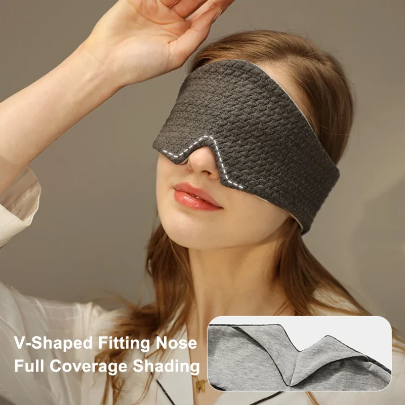 Sleeping Eye Mask with Neck Pillow Brace Support Soft Eye Patches Comfort Face Sleep Mask Eyeshade Breathable Block Out Light